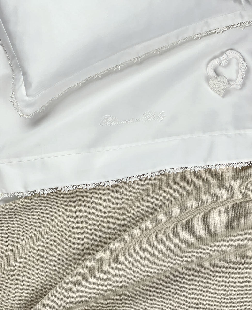 Completo Lenzuola Culla Baby Dettagli Blumarine