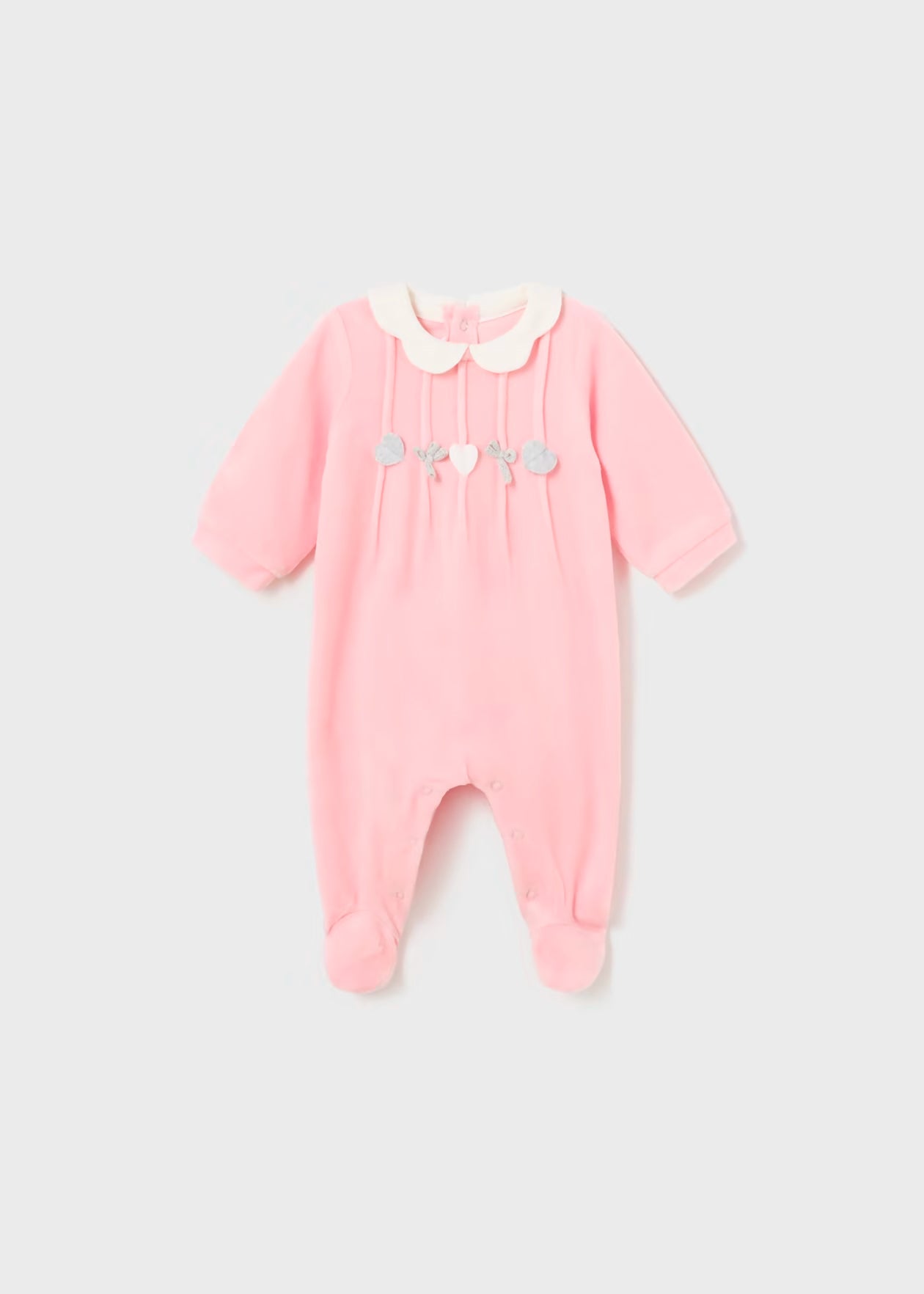 Pigiami in ciniglia Mayoral Better Cotton neonata