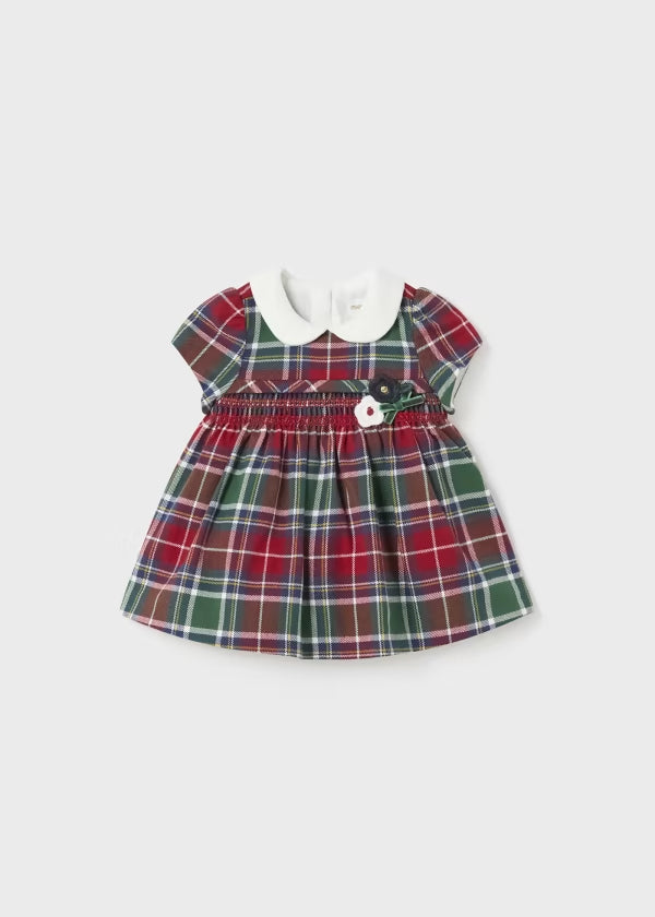 Completo Vestito Mayoral Neonata fantasia scozzese.
