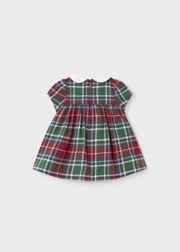 Completo Vestito Mayoral Neonata fantasia scozzese.