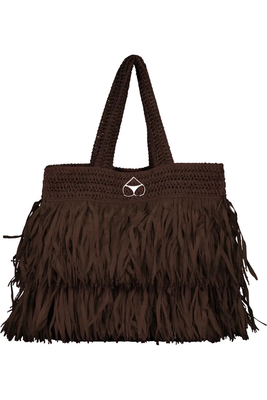 Borsa Miss Bikini Grande in Rafia