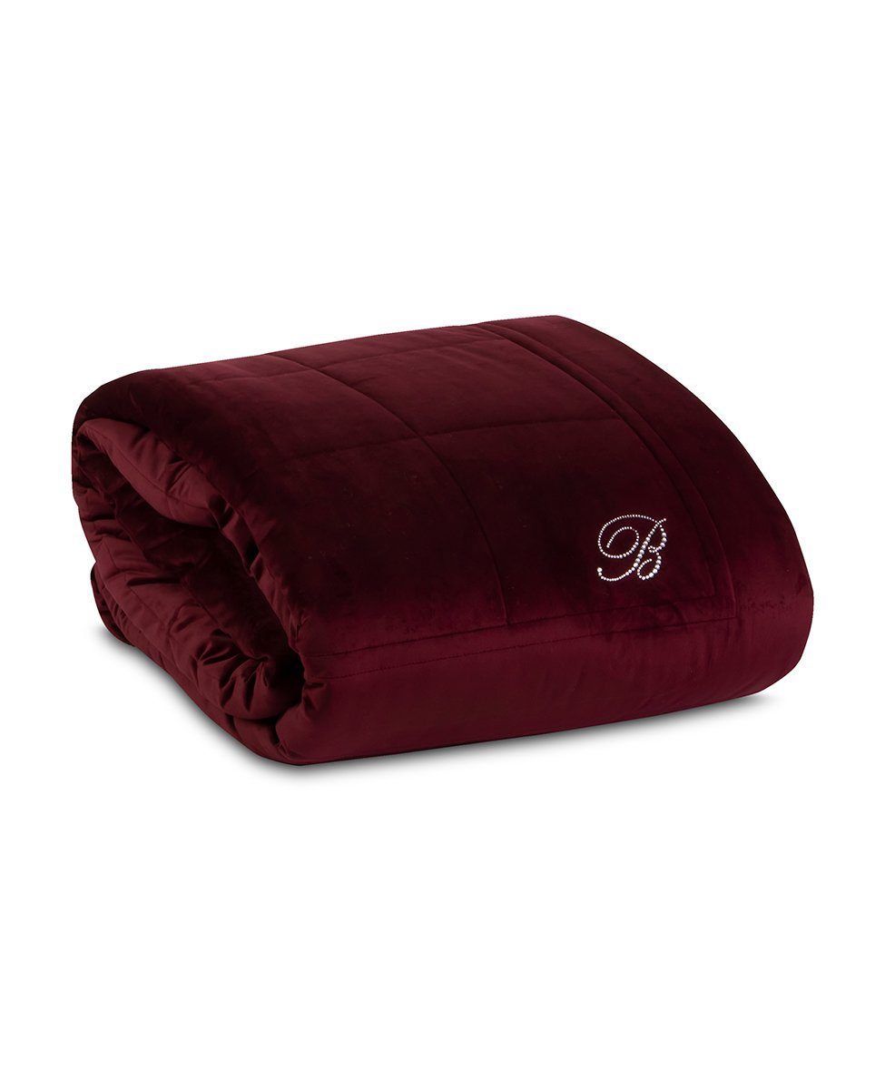 Trapunta Blu Velvet matrimoniale Blumarine