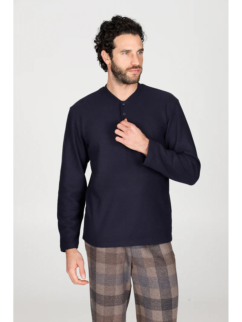 PIGIAMA JULIPET SERAFINO IN CONFORTEVOLE JACQUARD DI COTONE