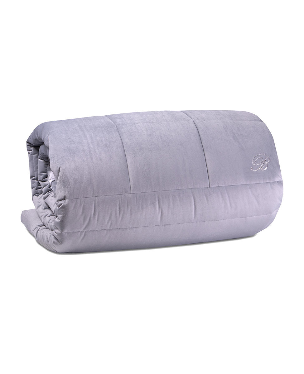 Trapunta Blu Velvet matrimoniale Blumarine
