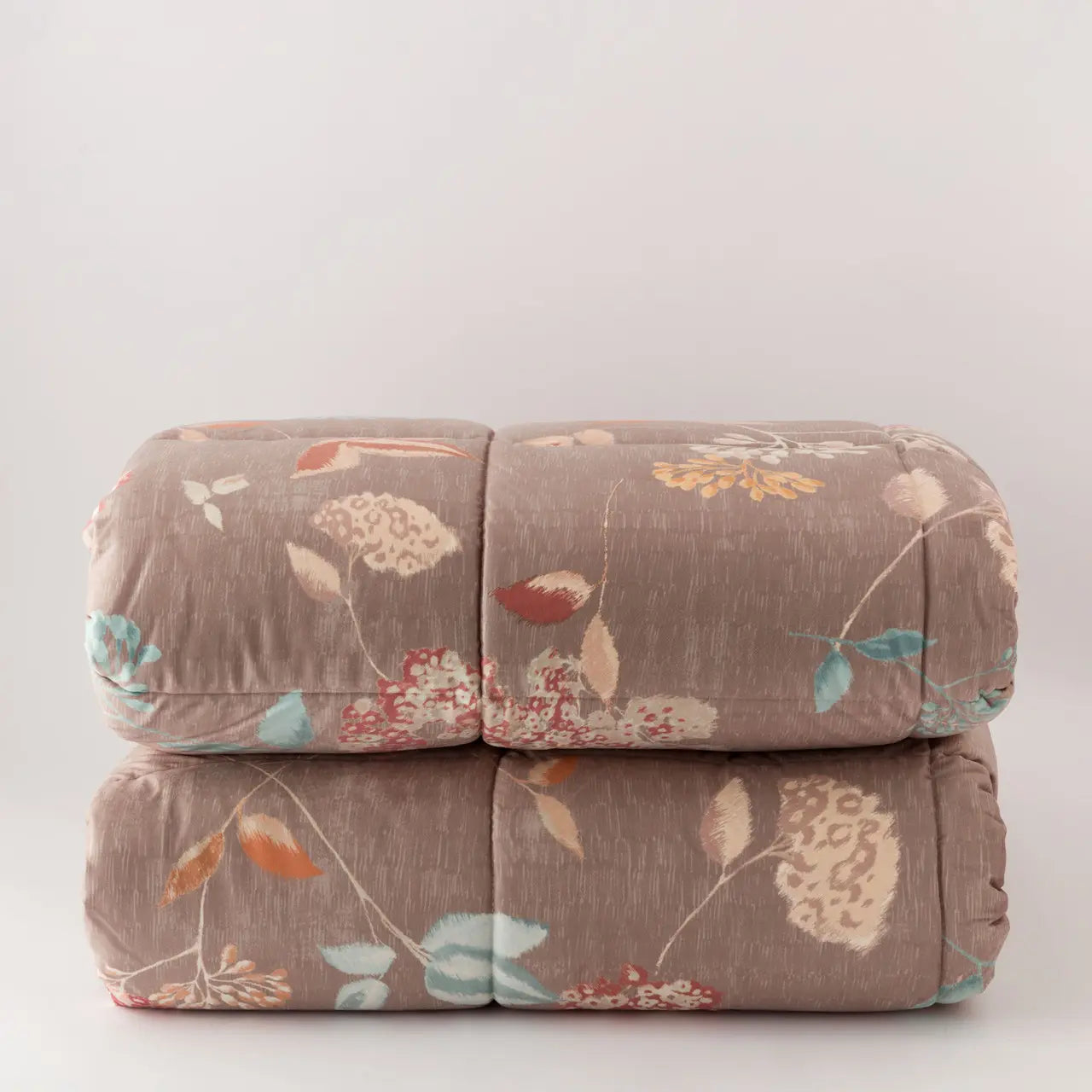 Trapunta Matrimoniale Ikebana in velluto Riviera