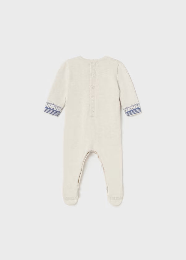 Pagliaccetto Mayoral tricot Better Cotton neonato