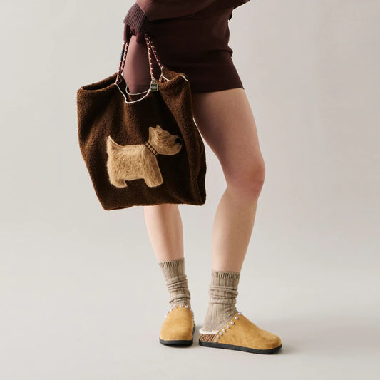 Sabot con borchie ocra Emanuela Biffoli