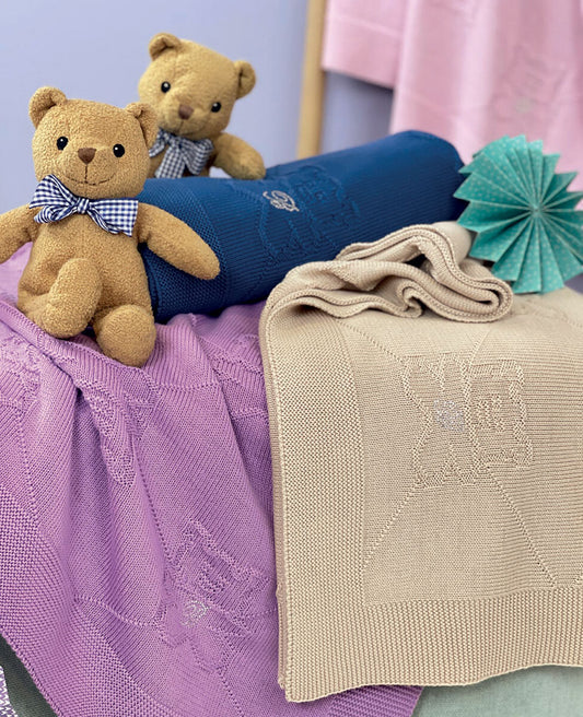 Coperta culla orsetto Blumarine Baby