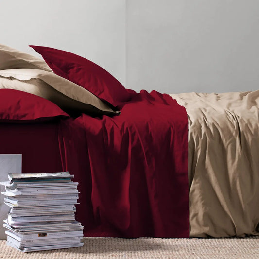 Completo Letto Riviera Paint in Madapolam di Cotone