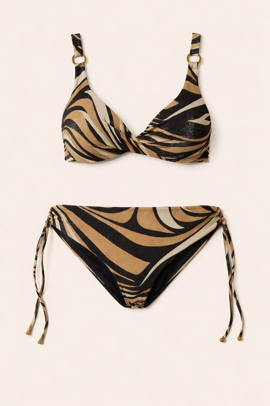 Bikini Ferretto fantasia Zebra Twinset