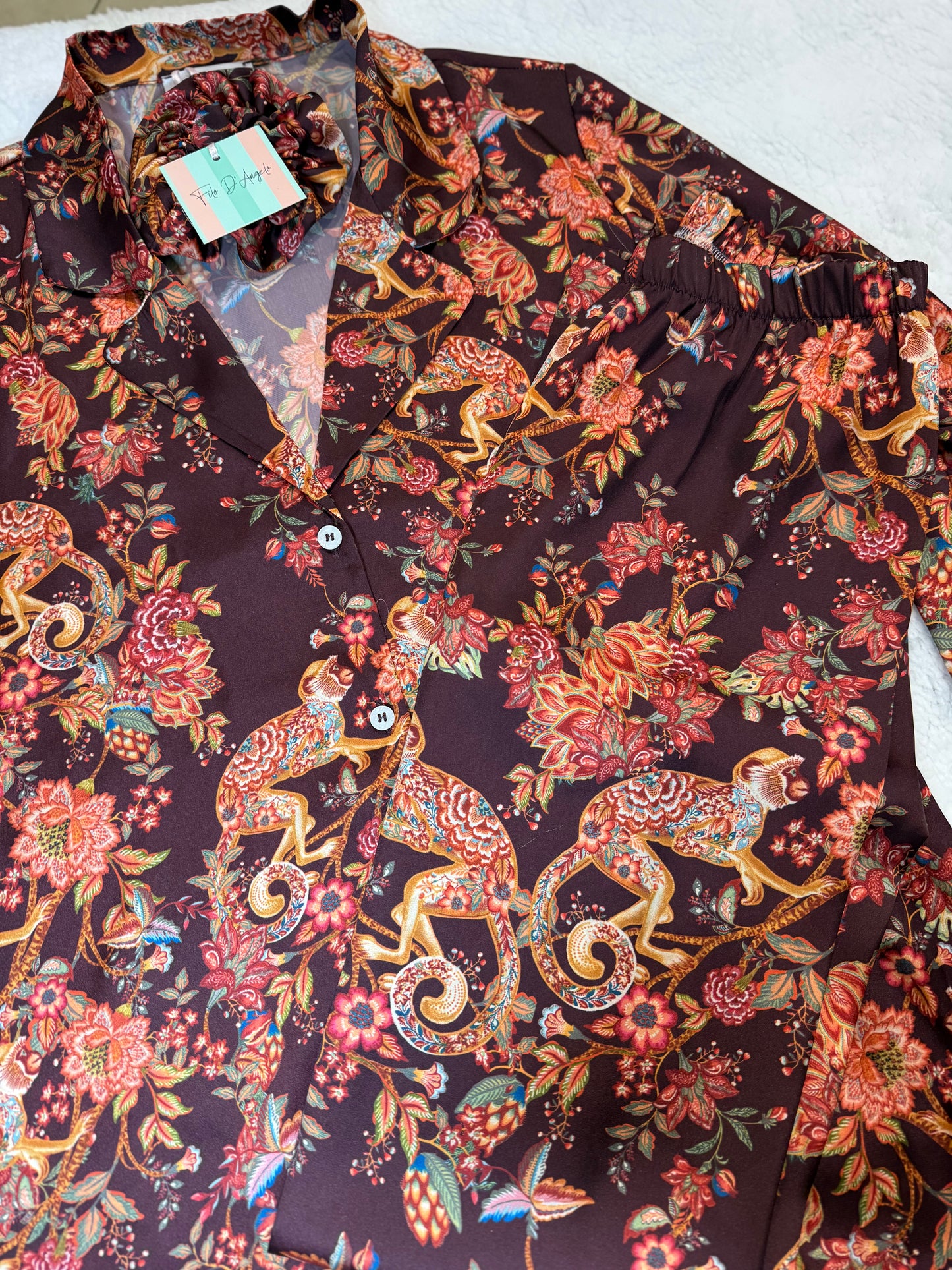 Pigiama Filo d'Angelo Monkey