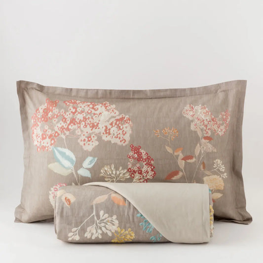 Parure Coprioiumino Ikebana in percalle Riviera