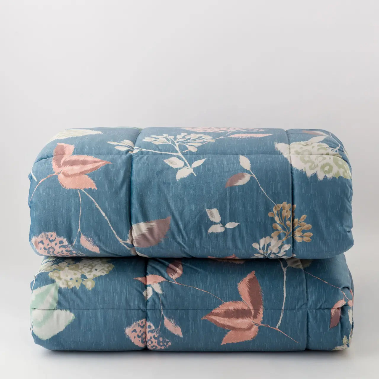 Trapunta Matrimoniale Ikebana in velluto Riviera