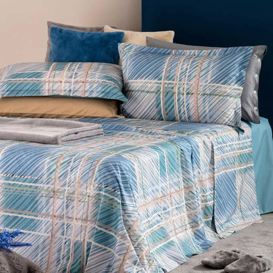 Completo Lenzuolo Copriletto Yuta Riviera