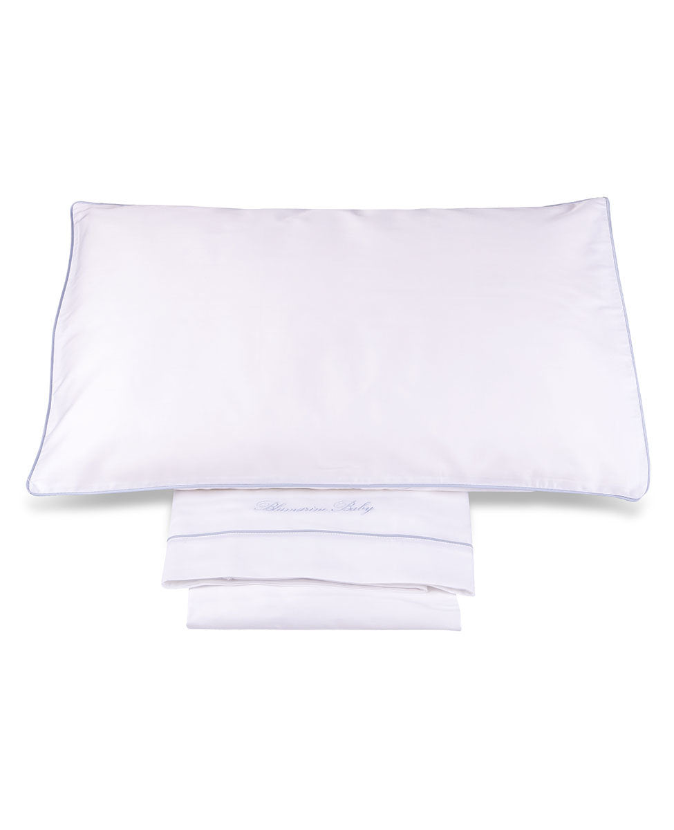 Completo Lenzuola Culla Baby Blu Blumarine Baby