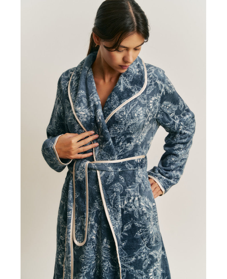 Vestaglia Promise sciallata lunghezza midi