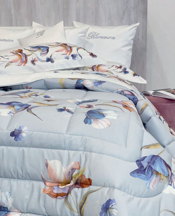 Trapunta Matrimoniale Blumarine Fluerette