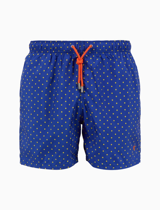 Boxer mare Gallo fantasia pois blu