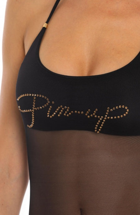 Costume intero Strass e Tulle Pin-up Stars