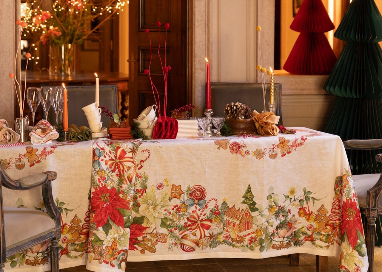 Tovaglia Marzapepe Tessitura Toscana