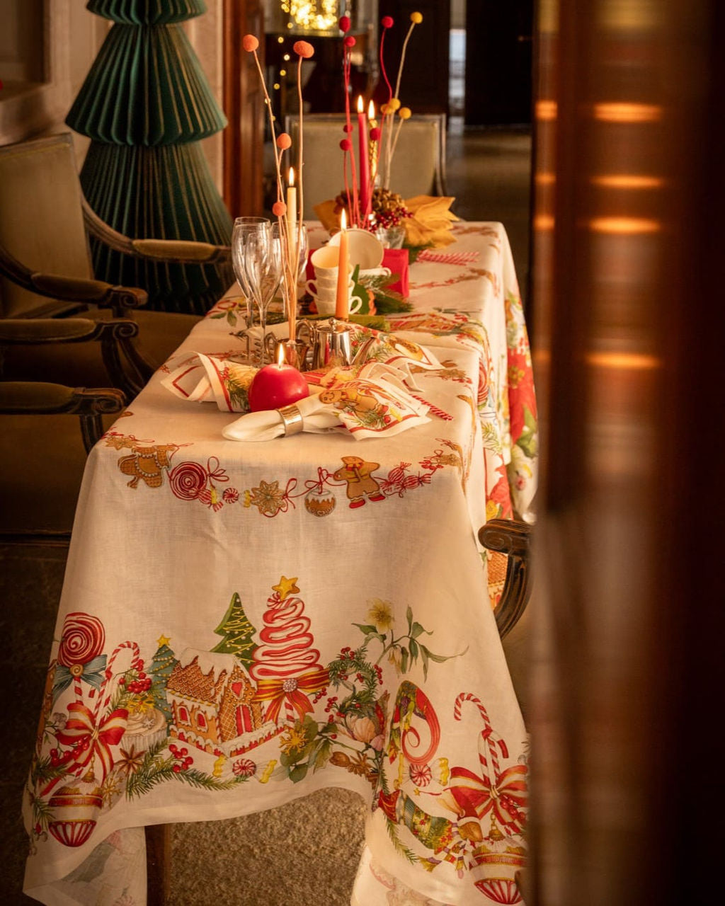 Tovaglia Marzapepe Tessitura Toscana