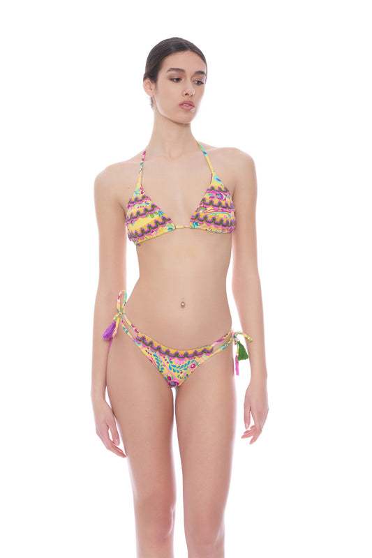 Bikini triangolo stampato floreale Miss Bikini