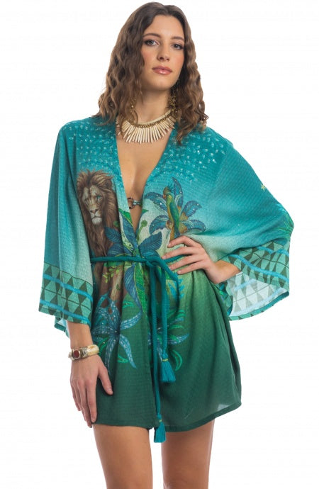 Kimono Corto lion King Pin-up Stars