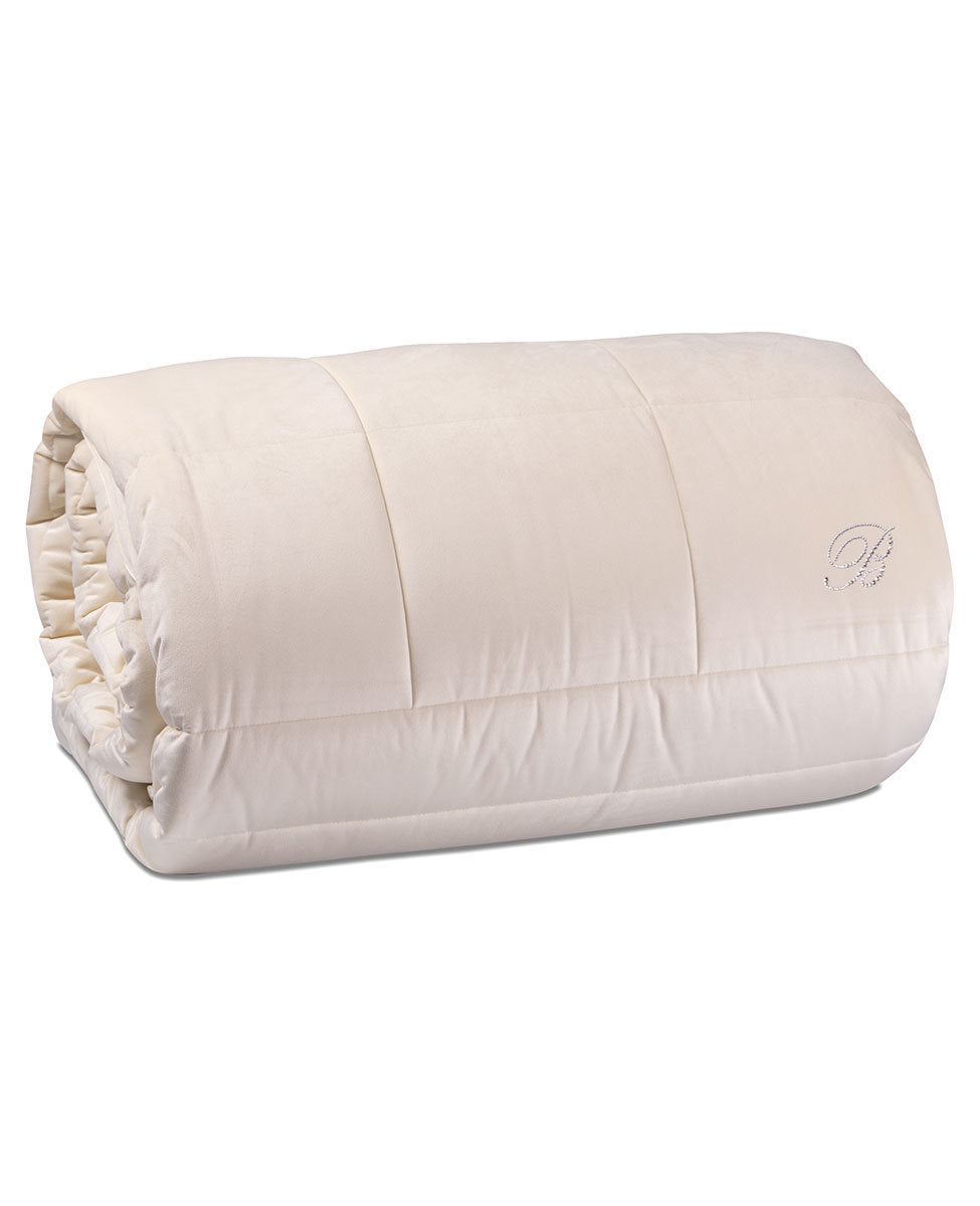 Trapunta Blu Velvet matrimoniale Blumarine