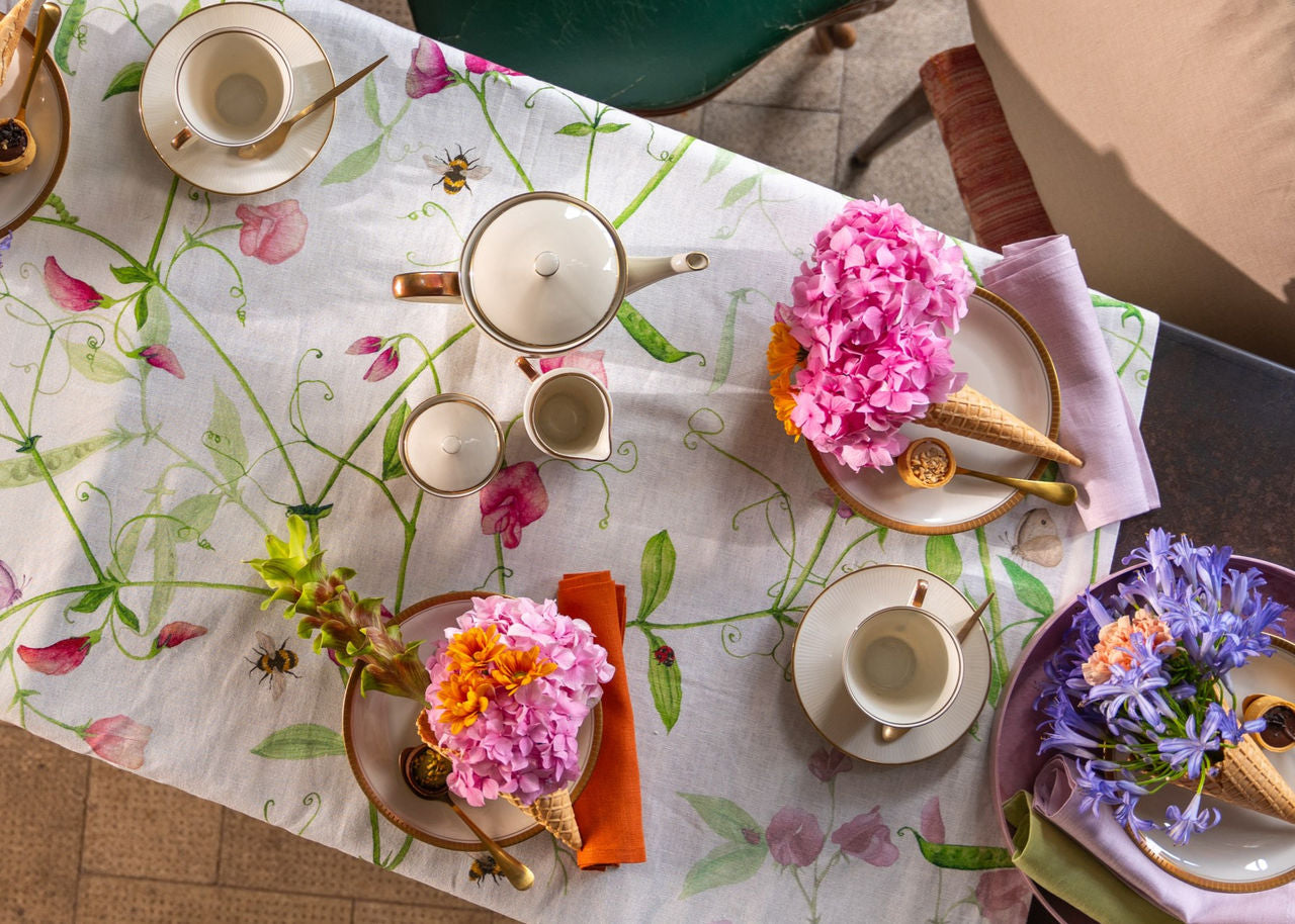 Tovaglia Petit Pois Tessitura Toscana