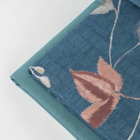 Parure Coprioiumino Ikebana in percalle Riviera