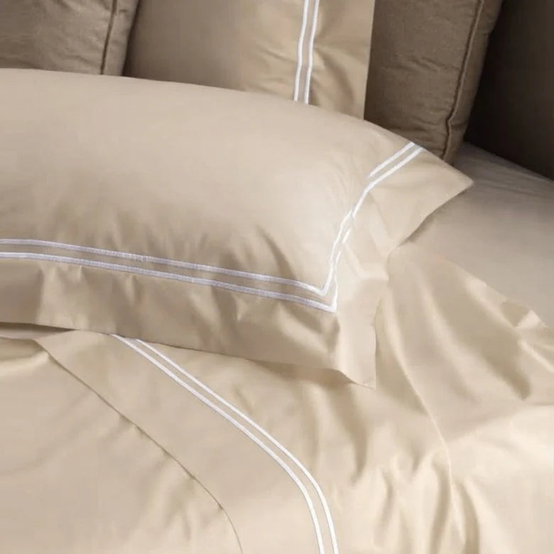 Completo Letto Matrimoniale Clarissa Riviera in Percalle